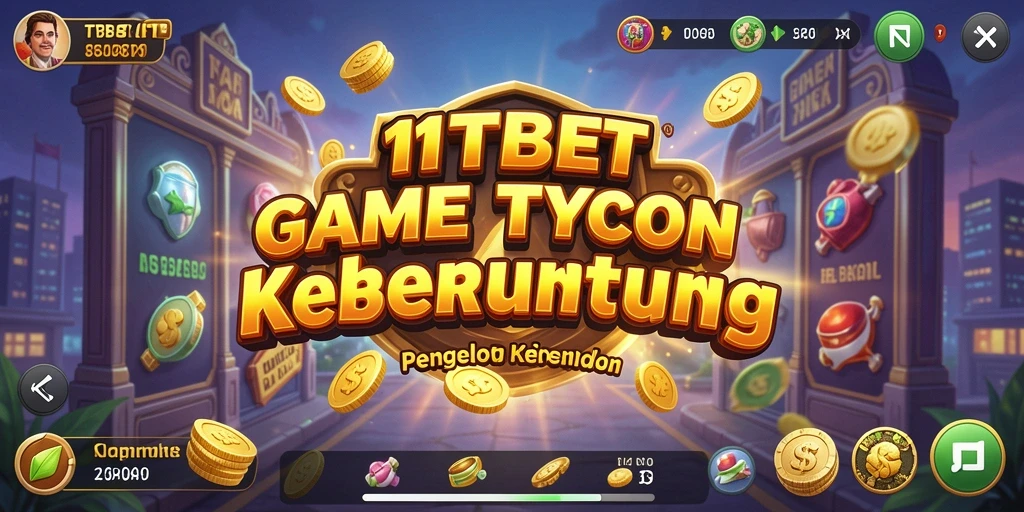 Tampilan gameplay menarik dari 11TBET yang menunjukkan kerumitan manajemen bisnis.