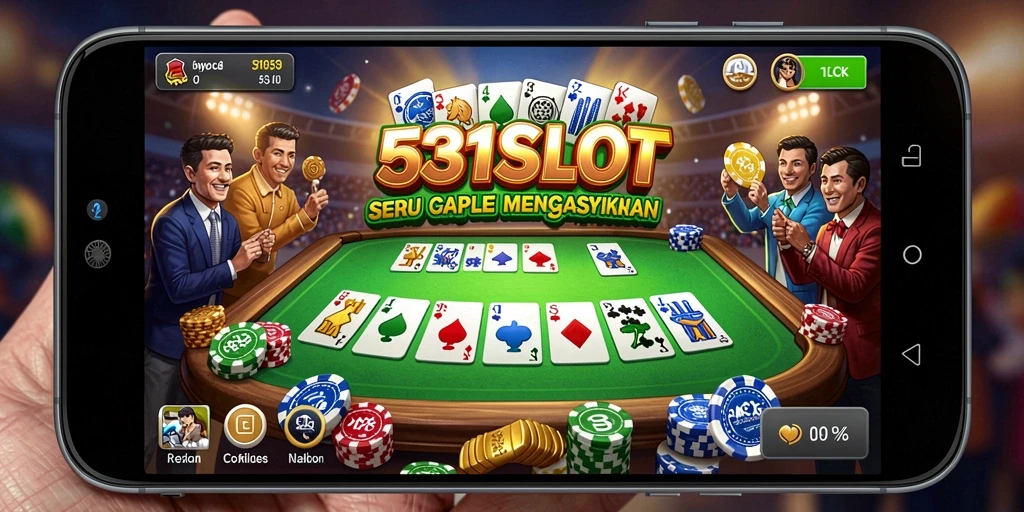 Tampilan seru gameplay Gaple di 531SLOT