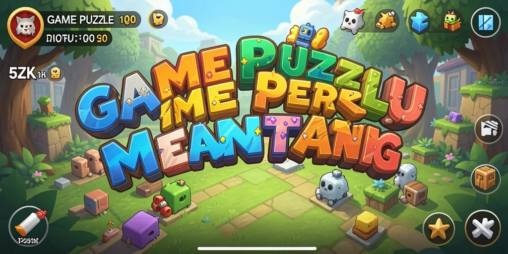 Tampilan permainan 5ZK dengan teka-teki yang menarik.