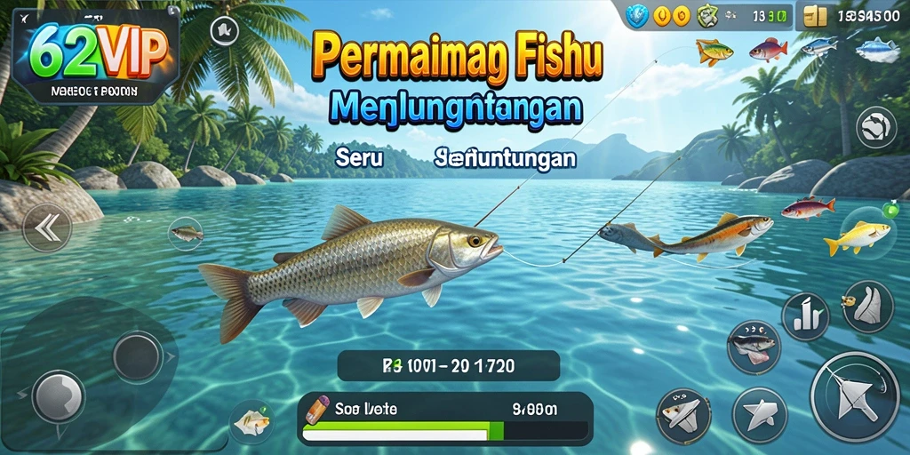 Gameplay menarik dari game Fishing 62VIP dengan grafis menawan.