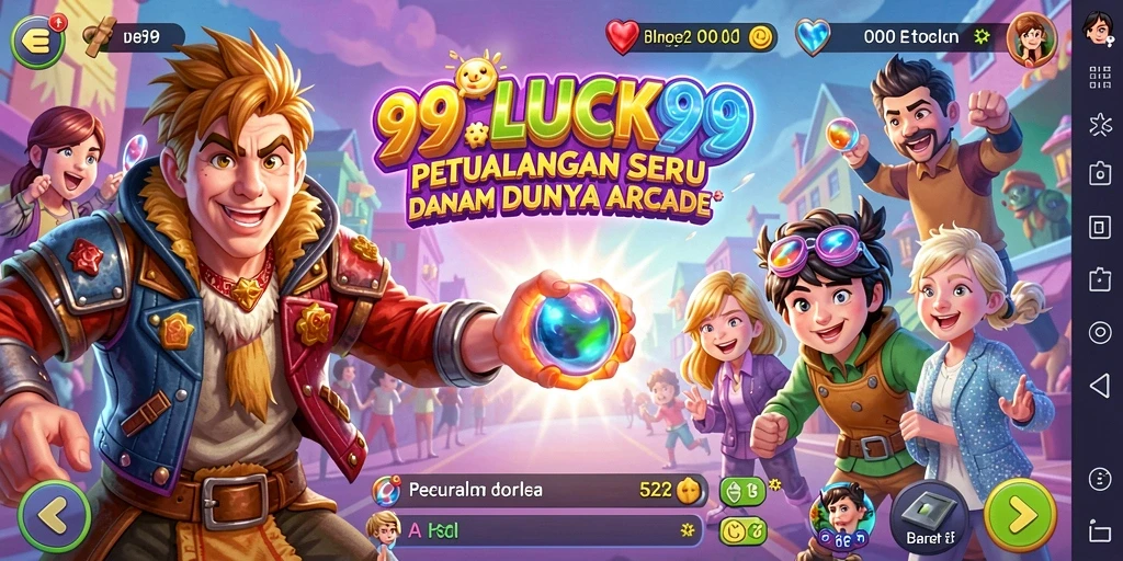 Screenshot gameplay 99LUCK99 menampilkan aksi Arcade yang mendebarkan.