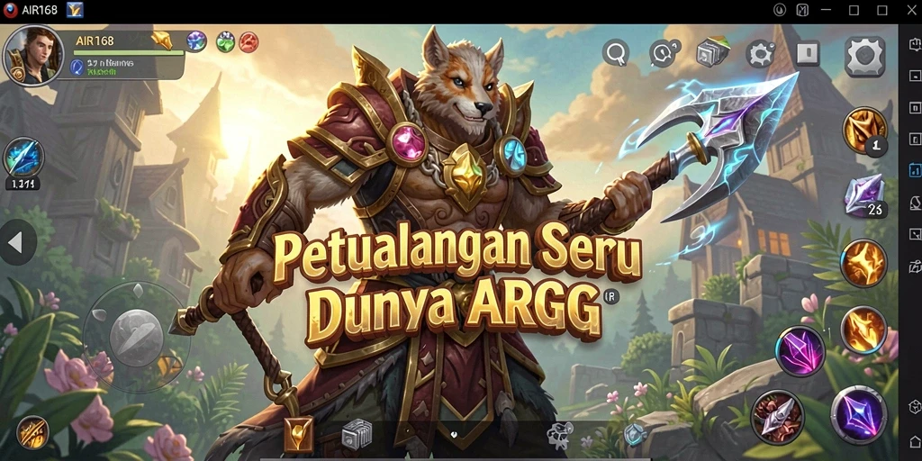 Gameplay seru dalam AIR168 dengan grafis yang memukau dan pertarungan menarik.