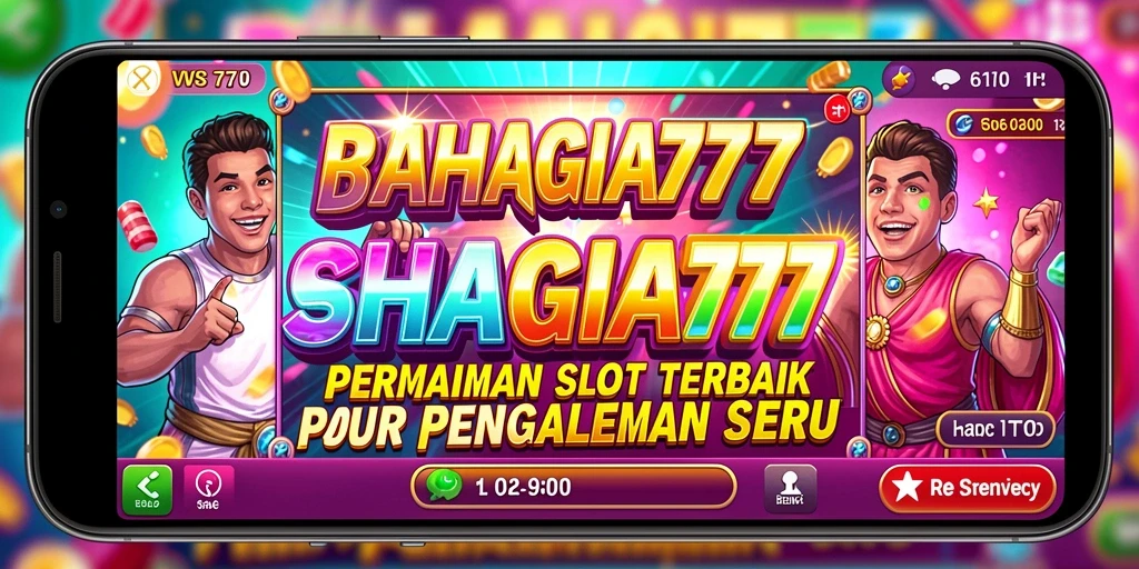 Screenshot gameplay BAHAGIA777 dengan tampilan slot yang menarik.