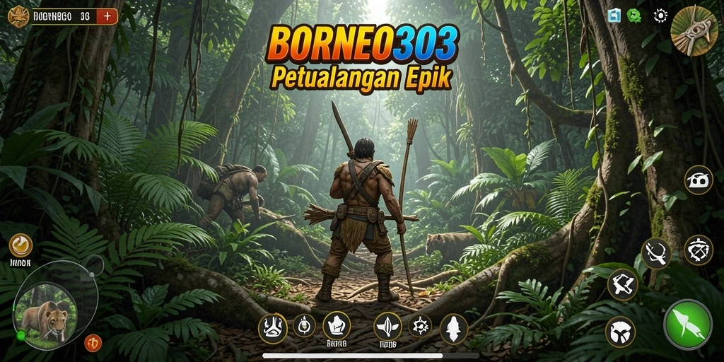 Gameplay menarik di hutan tropis Borneo yang menantang.