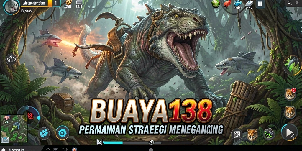 Tampilan gameplay menegangkan yang menarik di BUAYA138.