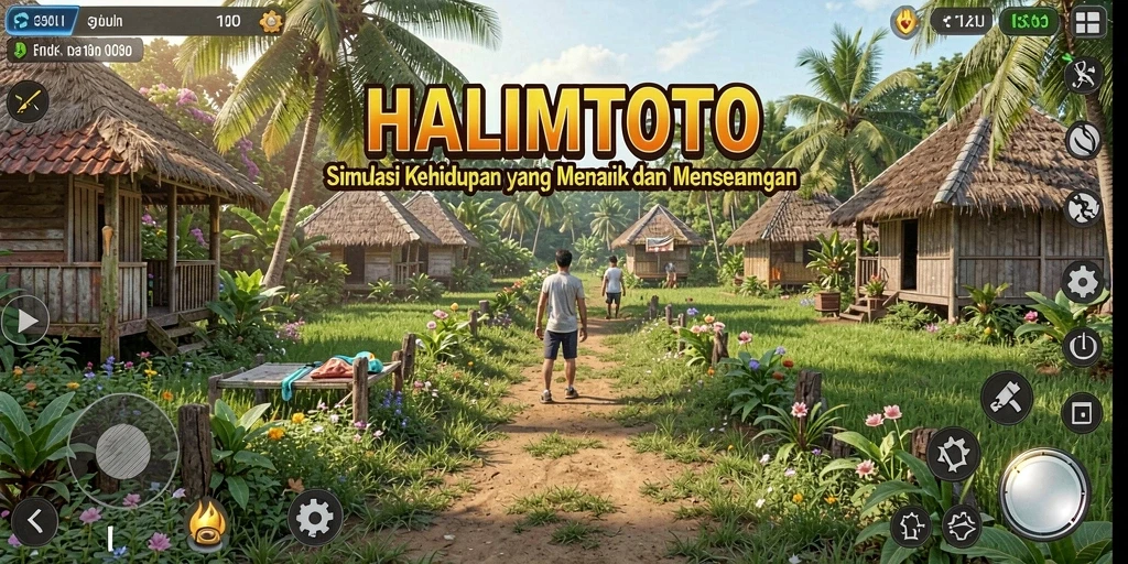 Tampilan menarik dari gameplay HALIMTOTO yang seru.