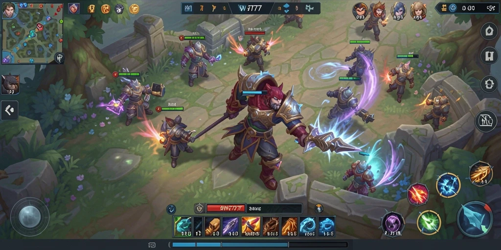 Tangkapan layar menunjukkan aksi seru dalam permainan ARPG.