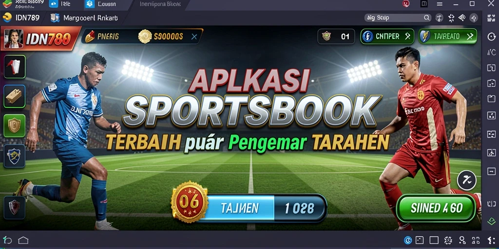 Tampilan utama IDN789 menunjukkan berbagai pilihan taruhan olahraga.