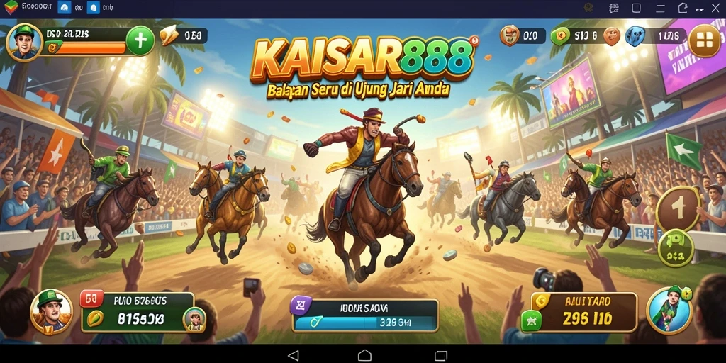 Tampilan seru dari gameplay KAISAR888 yang mendebarkan.