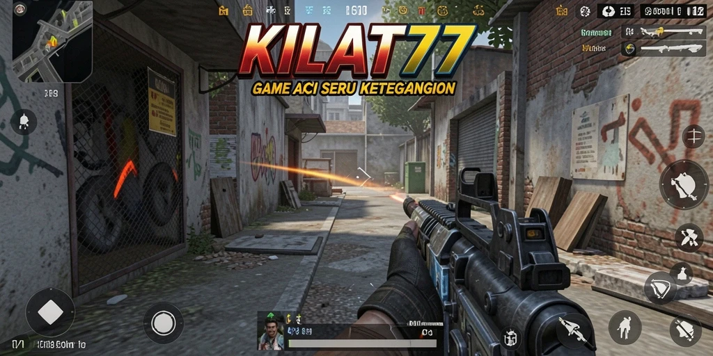 Tampilan gameplay KILAT77 dengan aksi tembak-menembak yang seru.