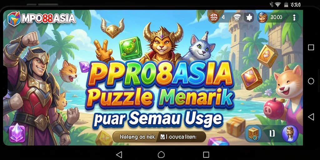 Tampilan screenshot dari gameplay seru MPO88ASIA yang penuh warna.