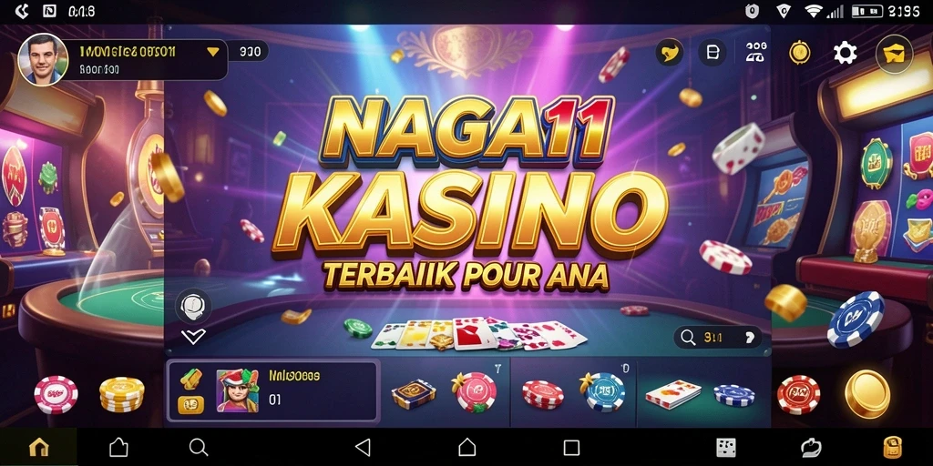 Tampilan menarik dari permainan Kasino NAGA11 dengan banyak pilihan slot.