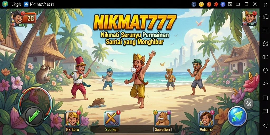 Tampilan gameplay NIKMAT777 yang mengasyikkan dan penuh warna.