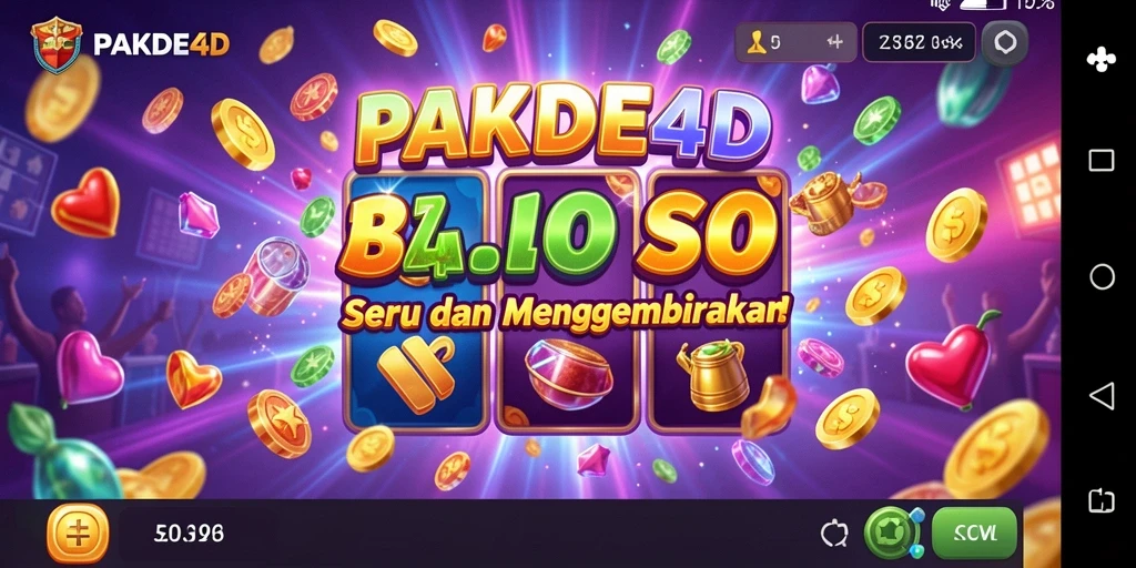 Gameplay menegangkan di PAKDE4D dengan grafis slot yang memukau.