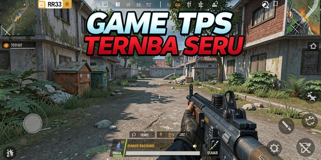 Screenshot gameplay RR33 menunjukan aksi tembak-menembak yang mendebarkan.