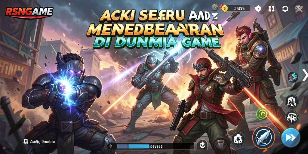 Screenshot gameplay RSNGAME yang menampilkan aksi seru di setiap level.