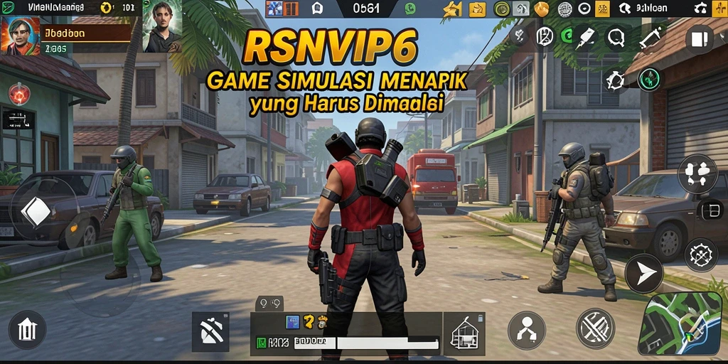Tangkapan layar RSNVIP6 menunjukkan gameplay simulasi yang menyenangkan dan interaktif.