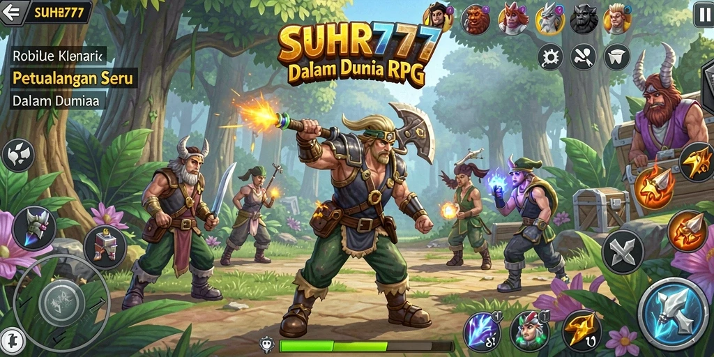 Gameplay SUHU777 dengan aksi RPG yang seru dan menegangkan.