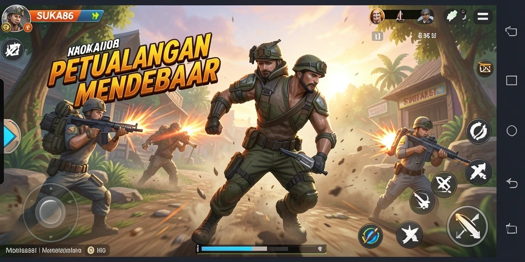 Screenshot gameplay SUKA86 yang menampilkan aksi seru.