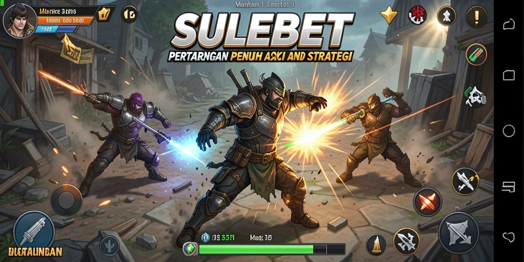 Tampilan gameplay SULEBET yang penuh aksi dan strategi pertarungan.
