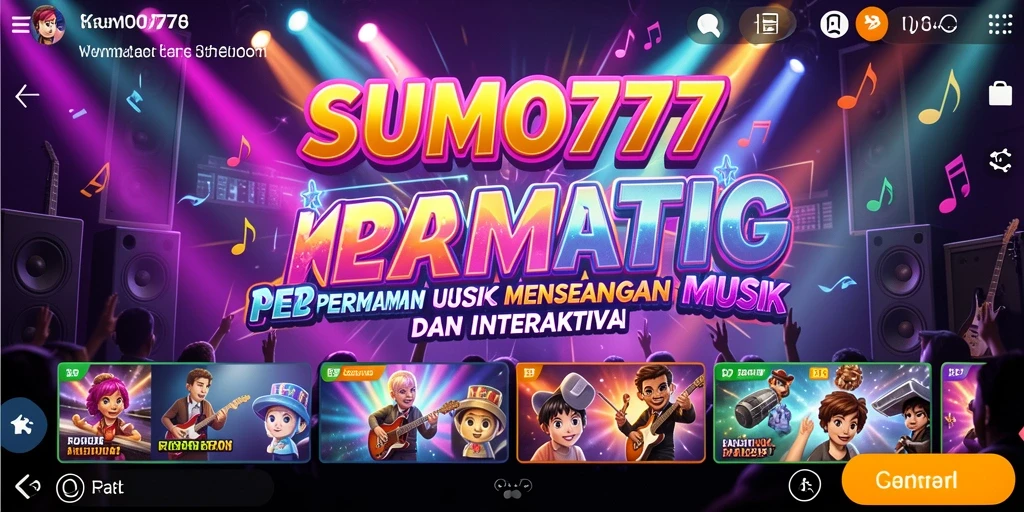 Tampilan gameplay SUMO777 yang energik dan interaktif.