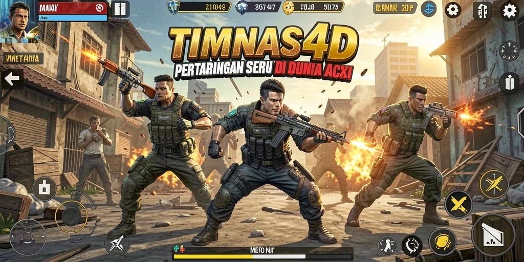 Tampilan gameplay menarik dari TIMNAS4D yang penuh aksi.