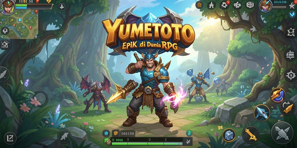 Tampilan gameplay YUMETOTO yang memukau dan menggugah semangat petualangan.