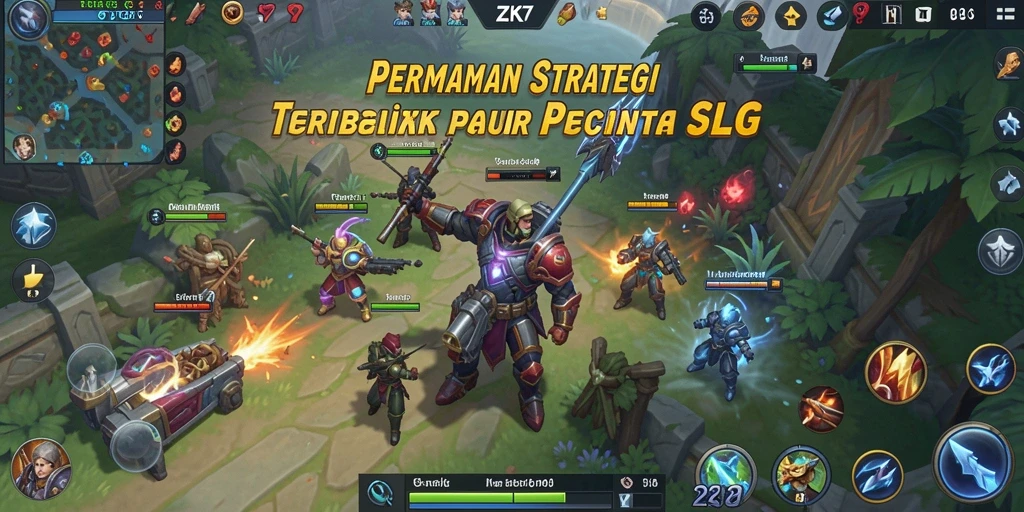 Tangkapan layar ZK7 menunjukkan aksi strategi yang mendebarkan dari gameplay.